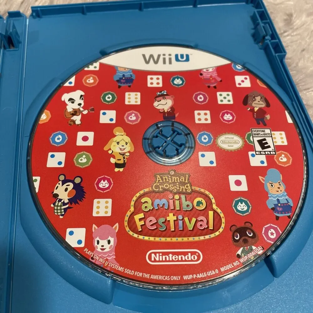 Animal Crossing Amiibo Festival (Nintendo Wii U, 2015) Complete CIB